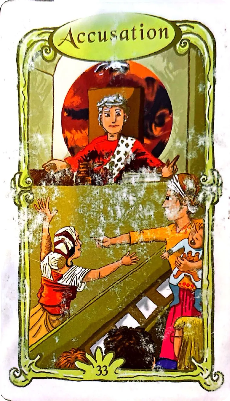 Carte 33 — Accusation, Oracle des Miroirs