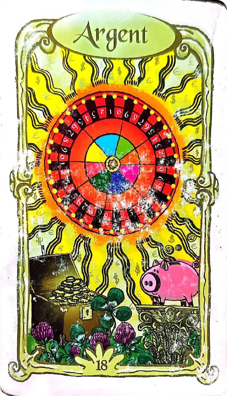 Carte 18 — Argent, Oracle des Miroirs