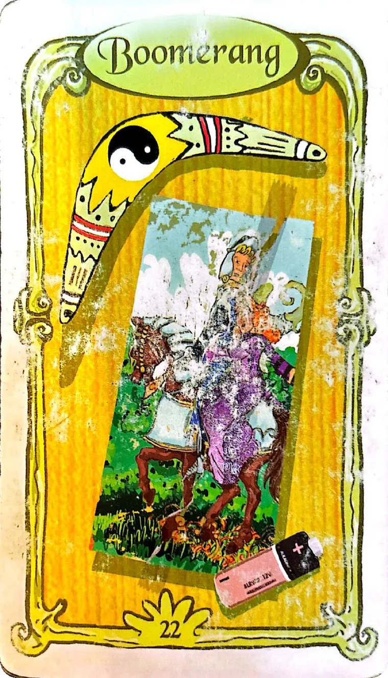 Carte 22 — Boomerang, Oracle des Miroirs