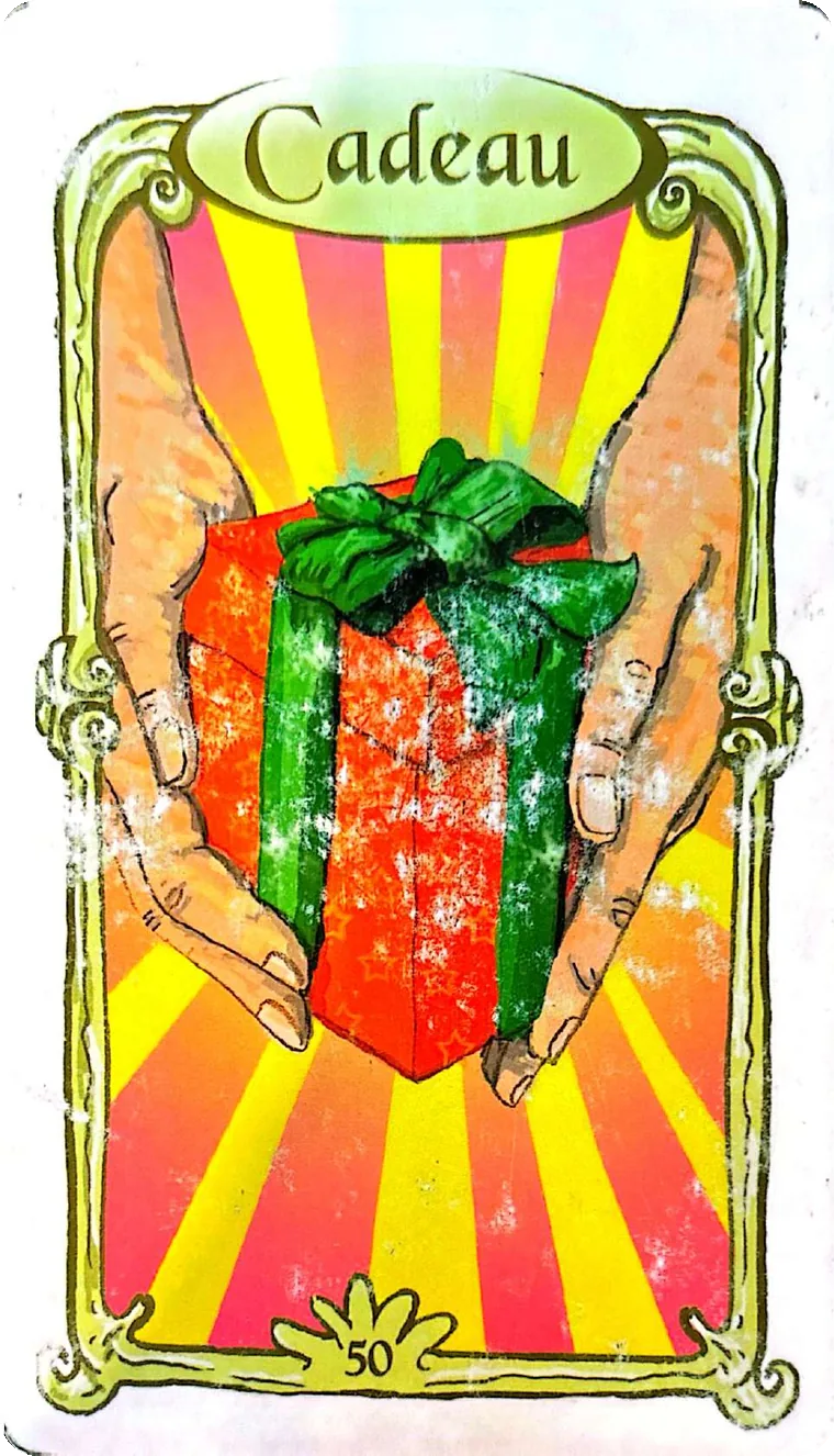Carte 50 — Cadeau, Oracle des Miroirs