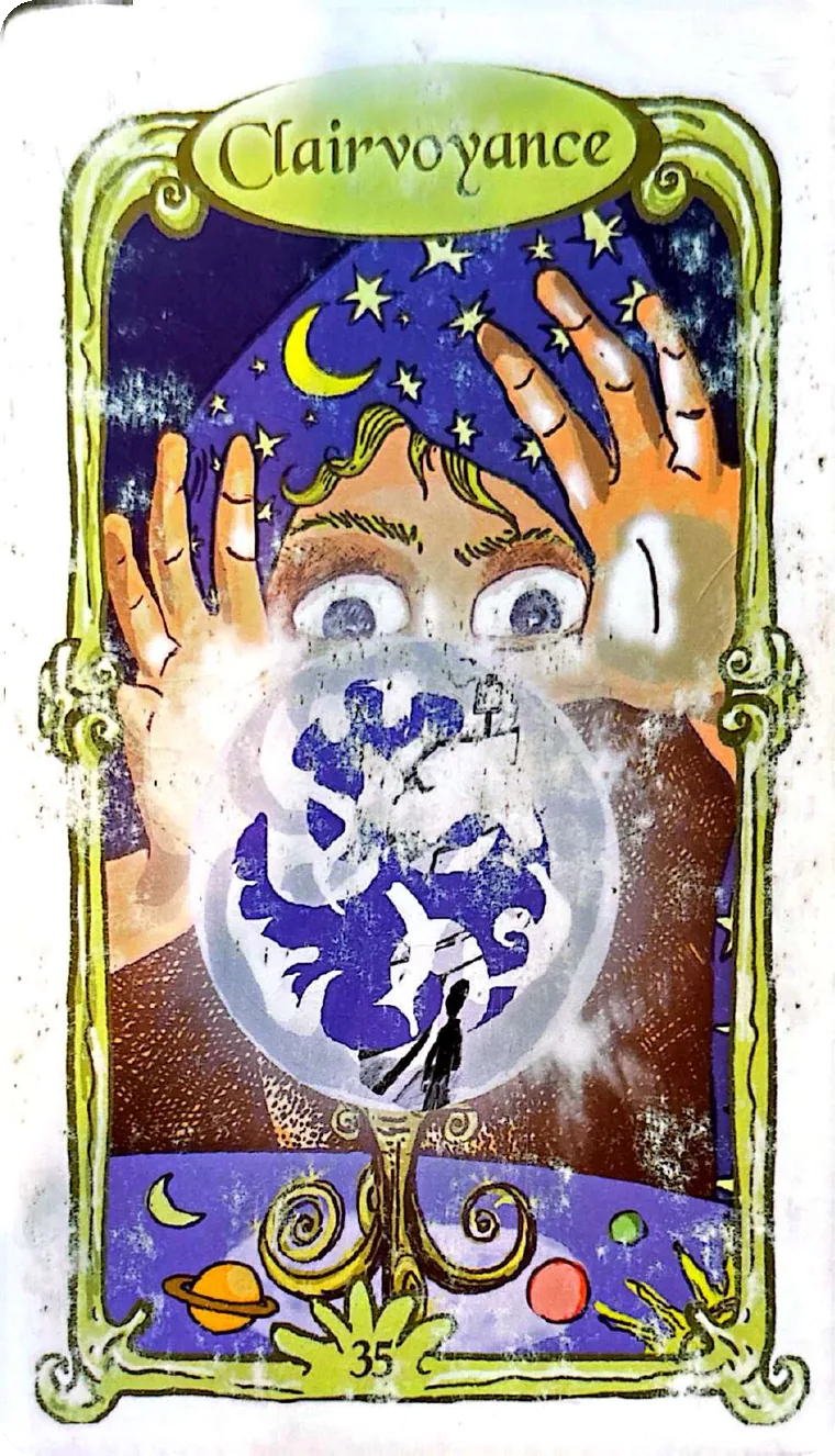 Carte 35 — Clairvoyance, Oracle des Miroirs