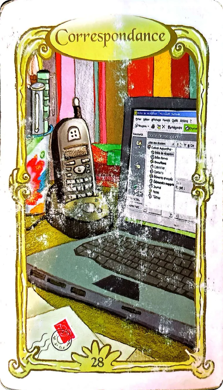 Carte 28 — Correspondance, Oracle des Miroirs