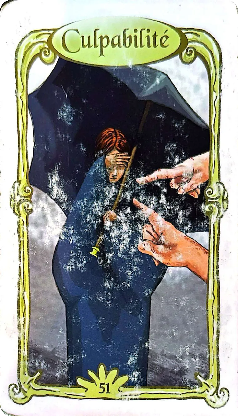Carte 51 — Culpabilité, Oracle des Miroirs