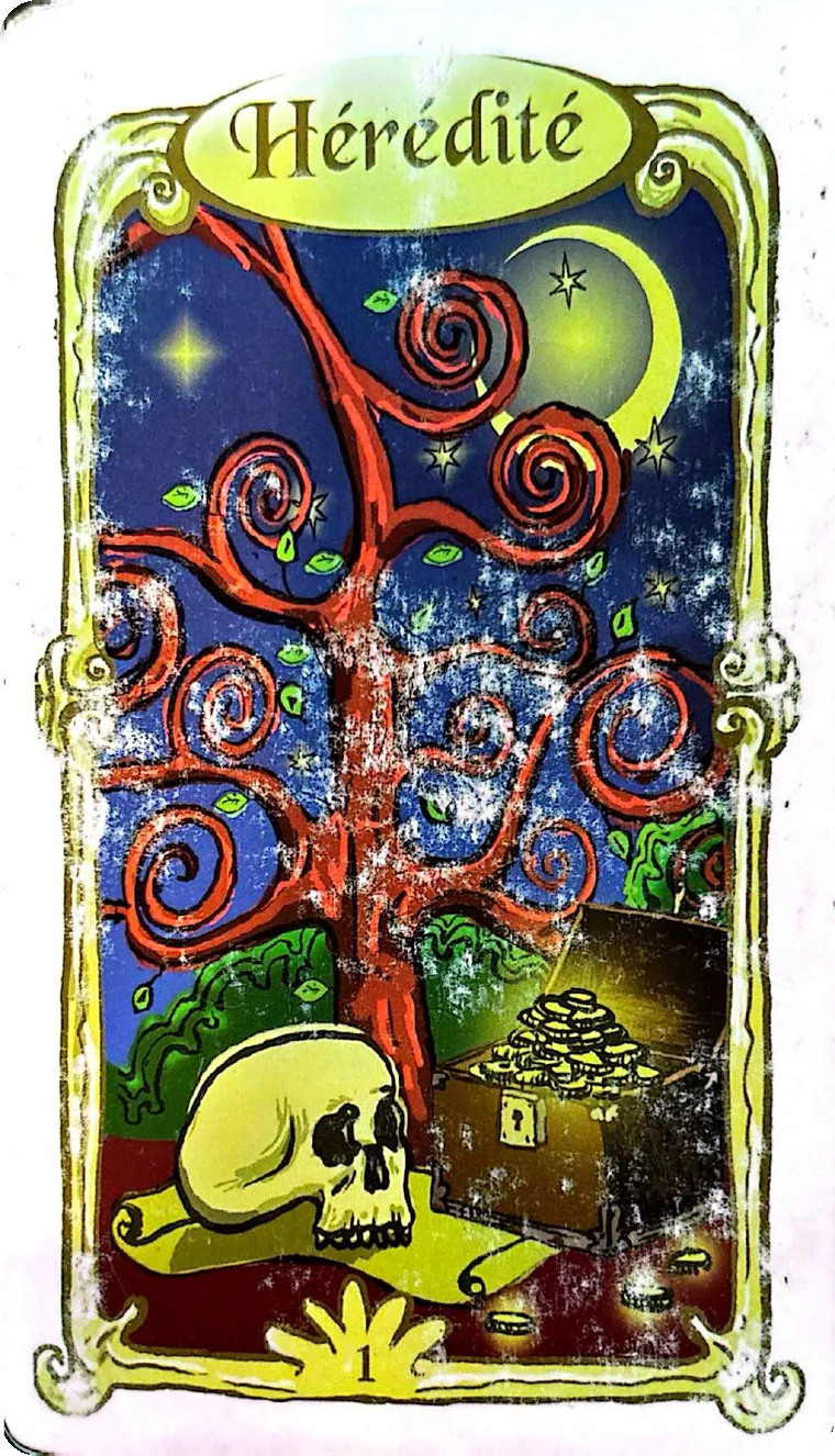 Carte 1 — Hérédité, Oracle des Miroirs