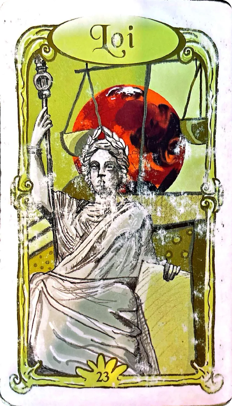 Carte 23 — Loi, Oracle des Miroirs