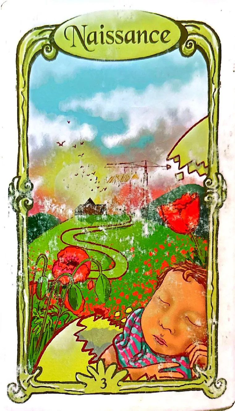 Carte 3 — Naissance, Oracle des Miroirs