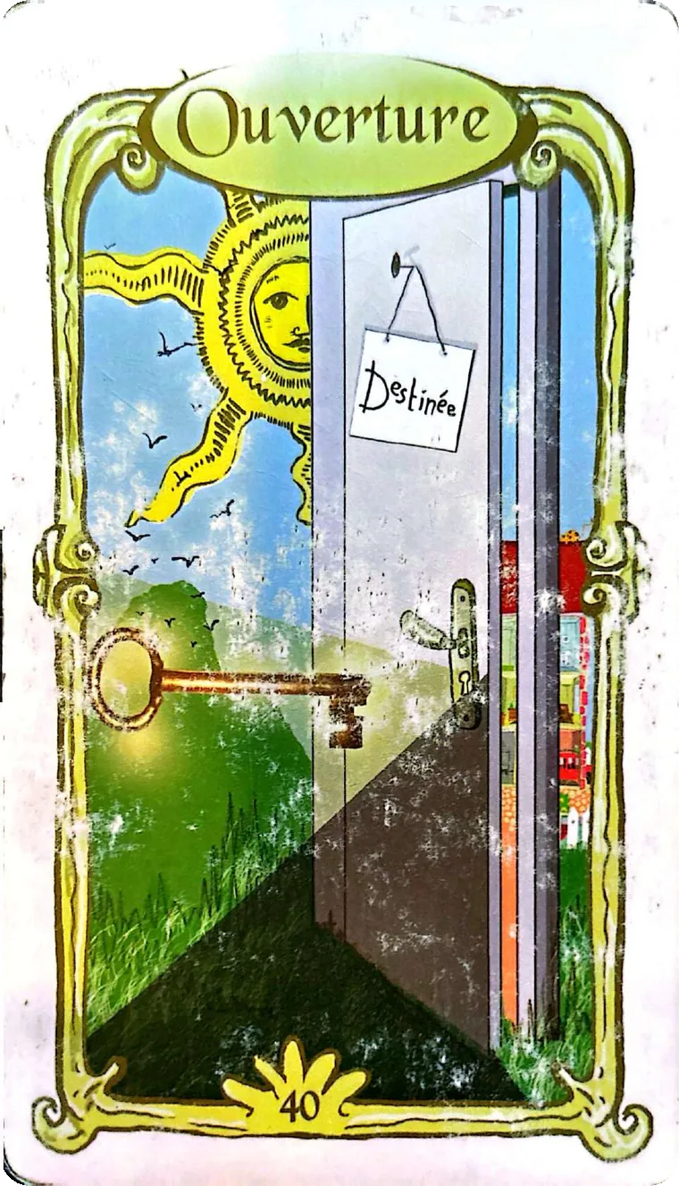 Carte 40 — Ouverture, Oracle des Miroirs