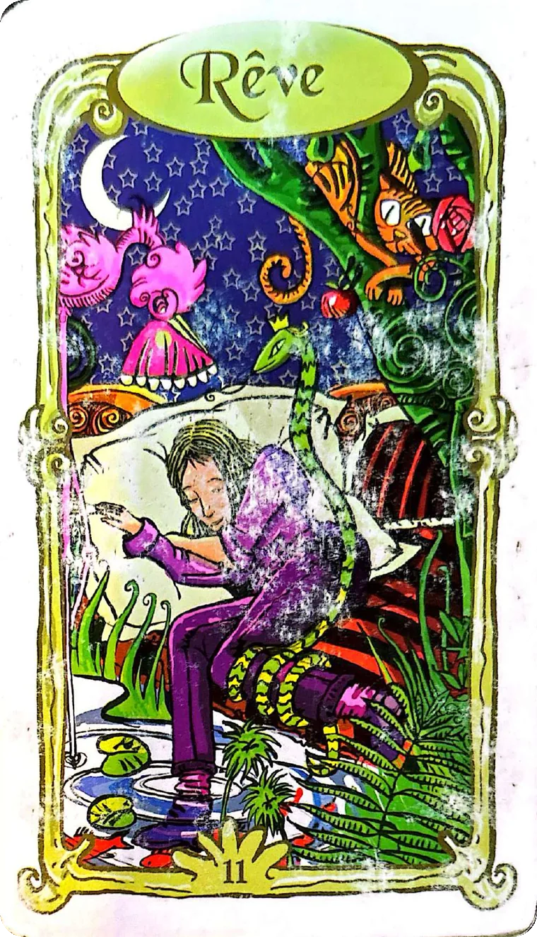 Carte 11 — Rêve, Oracle des Miroirs