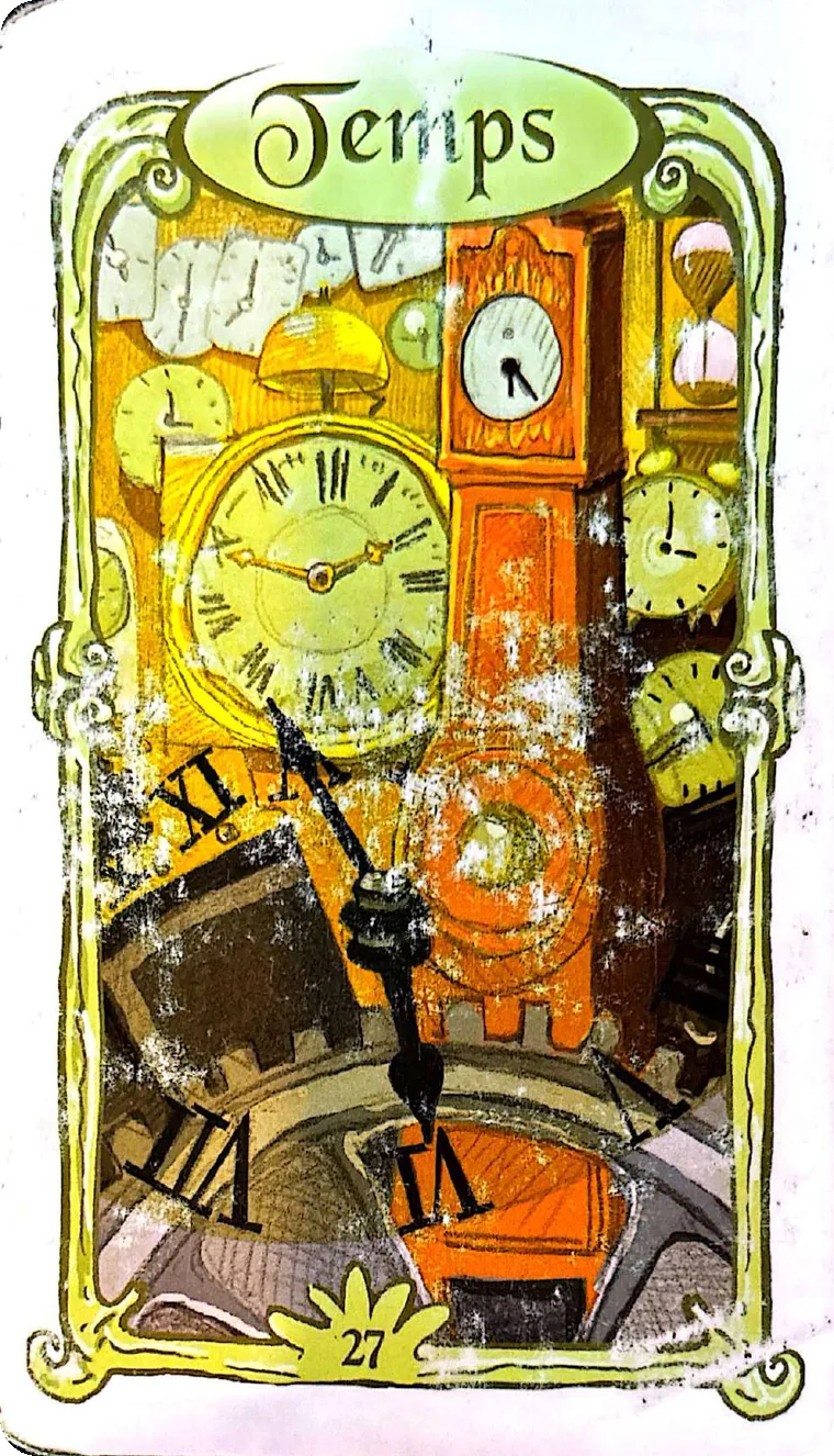 Carte 27 — Temps, Oracle des Miroirs