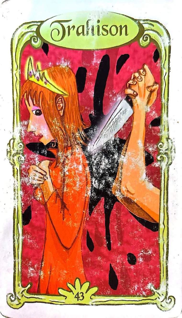 Carte 43 — Trahison, Oracle des Miroirs