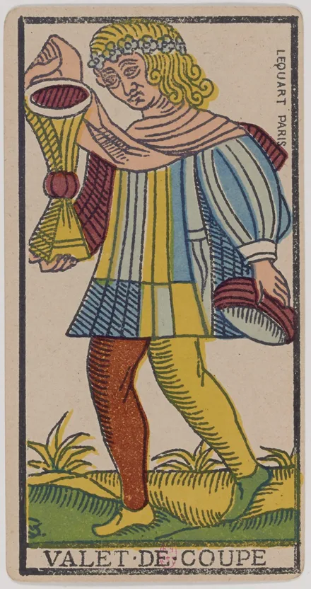 Valet de Coupes — Tarot de Marseille